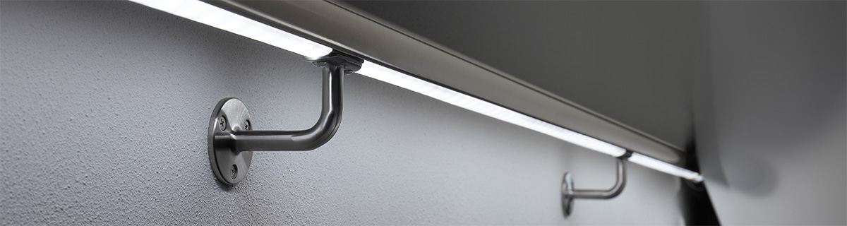 Trapleuningen met LED Trapleuningen met LED